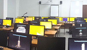Computer lab at the Atyrau Petroleum Educational Centre